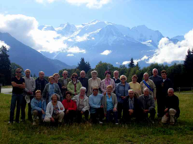 Plateau d'Assy face au Mont Blanc